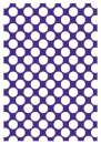 Printed Wafer Paper - Large Polkadot Purple